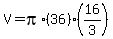 V=pi%2A%2836%29%2816%2F3%29