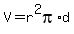V=r%5E2pi%2Ad