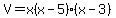 V=x%28x-5%29%28x-3%29