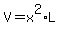 V=x%5E2%2AL
