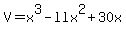 V=x%5E3-llx%5E2%2B30x