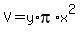 V=y%2Api%2Ax%5E2