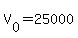 V%5B0%5D+=+25000