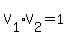 V%5B1%5D%2AV%5B2%5D=1