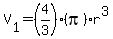 V%5B1%5D=%284%2F3%29%28pi%29r%5E3