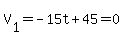 V%5B1%5D=-15t%2B45=0