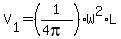 V%5B1%5D+=+%281%2F%284pi%29%29W%5E2%2AL