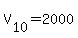 V%5B10%5D+=+2000