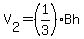 V%5B2%5D=%281%2F3%29Bh