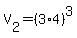 V%5B2%5D+=+%283%2A4%29%5E3