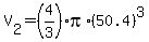 V%5B2%5D+=+%284%2F3%29%2Api%2A%2850.4%29%5E3