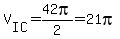 V%5BIC%5D=42pi%2F2=21pi