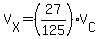 V%5BX%5D=%2827%2F125%29V%5BC%5D