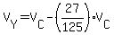 V%5BY%5D=V%5BC%5D-%2827%2F125%29V%5BC%5D