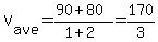 V%5Bave%5D=%2890%2B80%29%2F%281%2B2%29=170%2F3