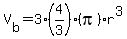 V%5Bb%5D+=+3%284%2F3%29%28pi%29r%5E3