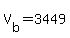 V%5Bb%5D+=+3449