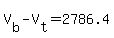 V%5Bb%5D+-+V%5Bt%5D+=+2786.4