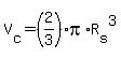 V%5Bc%5D=%282%2F3%29pi%2AR%5Bs%5D%5E3