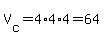 V%5Bc%5D=4%2A4%2A4=64