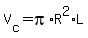 V%5Bc%5D=pi%2AR%5E2%2AL