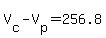 V%5Bc%5D+-+V%5Bp%5D+=+256.8