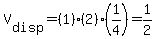 V%5Bdisp%5D=%281%29%282%29%281%2F4%29=1%2F2