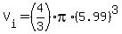 V%5Bi%5D=%284%2F3%29pi%2A%285.99%29%5E3