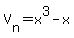 V%5Bn%5D+=+x%5E3-x