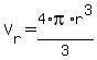 V%5Br%5D+=+4%2F3%2Api%2Ar%5E3