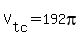 V%5Btc%5D=192pi