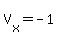 V%5Bx%5D=-1