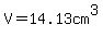 V+=+14.13cm%5E3