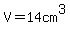 V+=+14cm%5E3