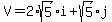 V+=+2%2Asqrt%285%29i+%2B+sqrt%285%29j%29
