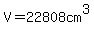 V+=+22808cm%5E3