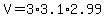 V+=+3%2A3.1%2A2.99
