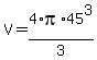 V+=+4%2Api%2A45%5E3%2F3
