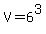 V+=+6%5E3