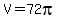V+=+72pi