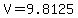 V+=+9.8125