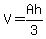V+=+Ah%2F3