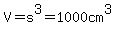 V+=+s%5E3=+1000+cm%5E3