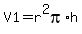 V1=r%5E2pi%2Ah