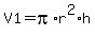 V1+=+pi%2Ar%5E2%2Ah
