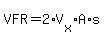 VFR=2%2AV%5Bx%5D%2AA%2As