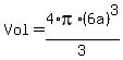 Vol+=+4%2Api%2A%286a%29%5E3%2F3
