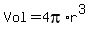 Vol+=+4pi%2Ar%5E3