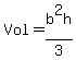 Vol+=+b%5E2h%2F3