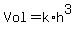 Vol+=+k%2Ah%5E3